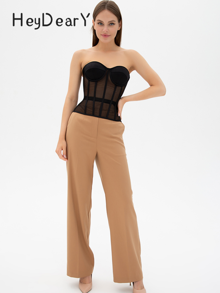 Bold Allure Strapless Corset | Heart Neckline & Lace-Up Back for Sculpted Elegance